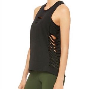 ALO Yoga Cut It Out Long Tank
